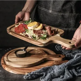 Wooden Cheese Board 04