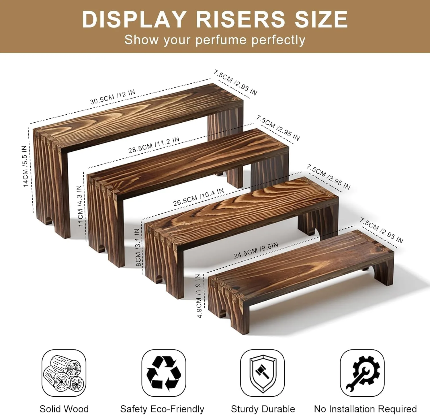 Wooden Dessert Stand 32