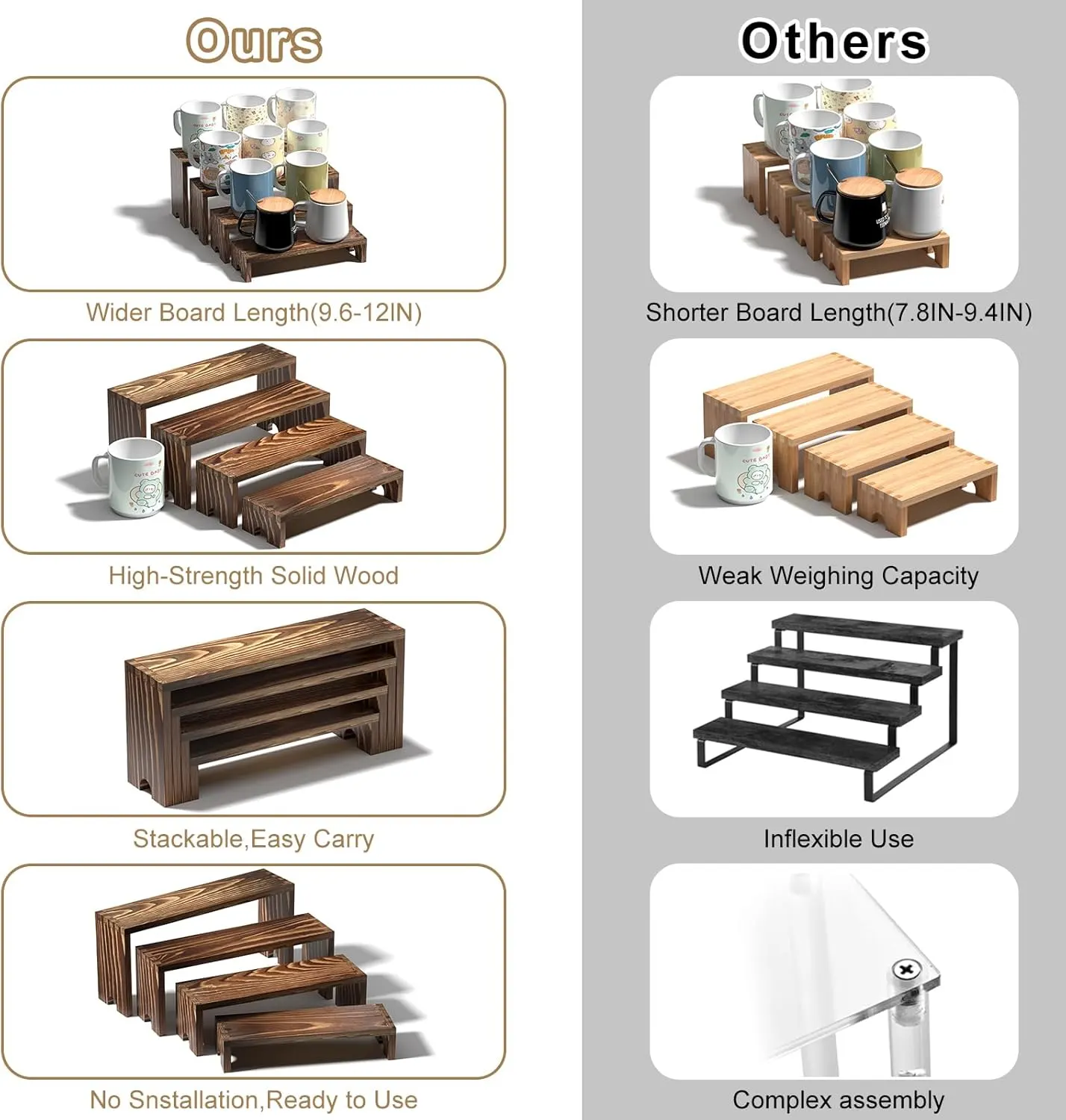 Wooden Dessert Stand 33