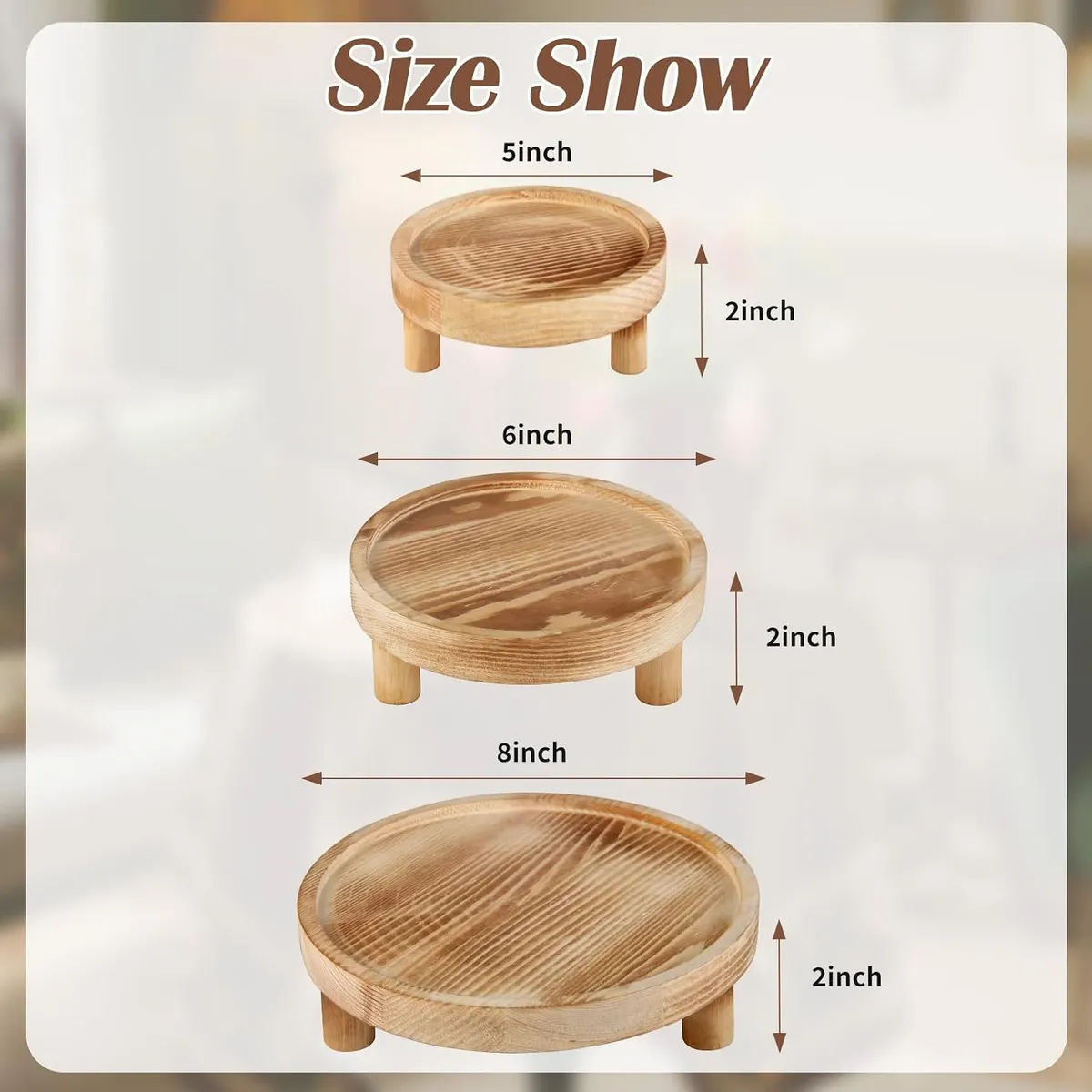 Wooden Dessert Stand 38