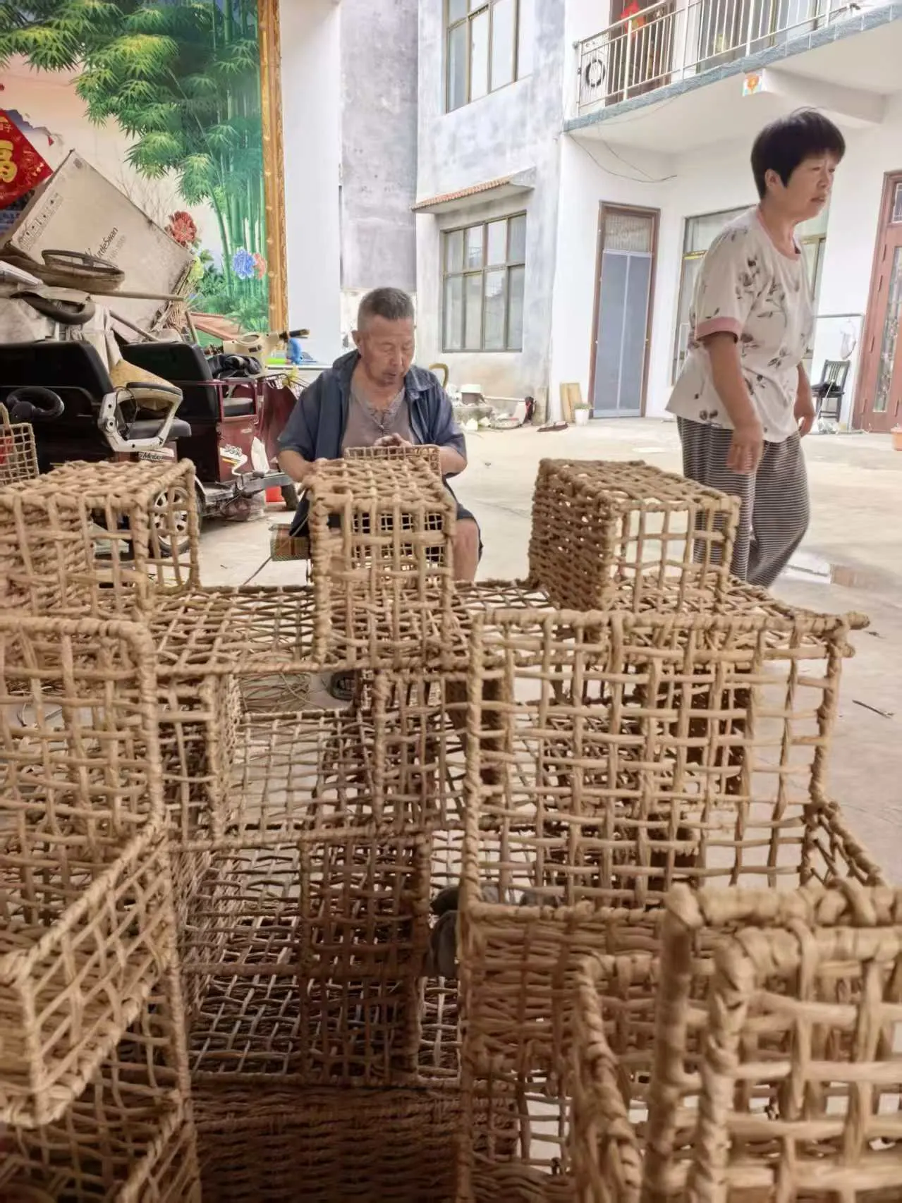 藤编收纳筐 04