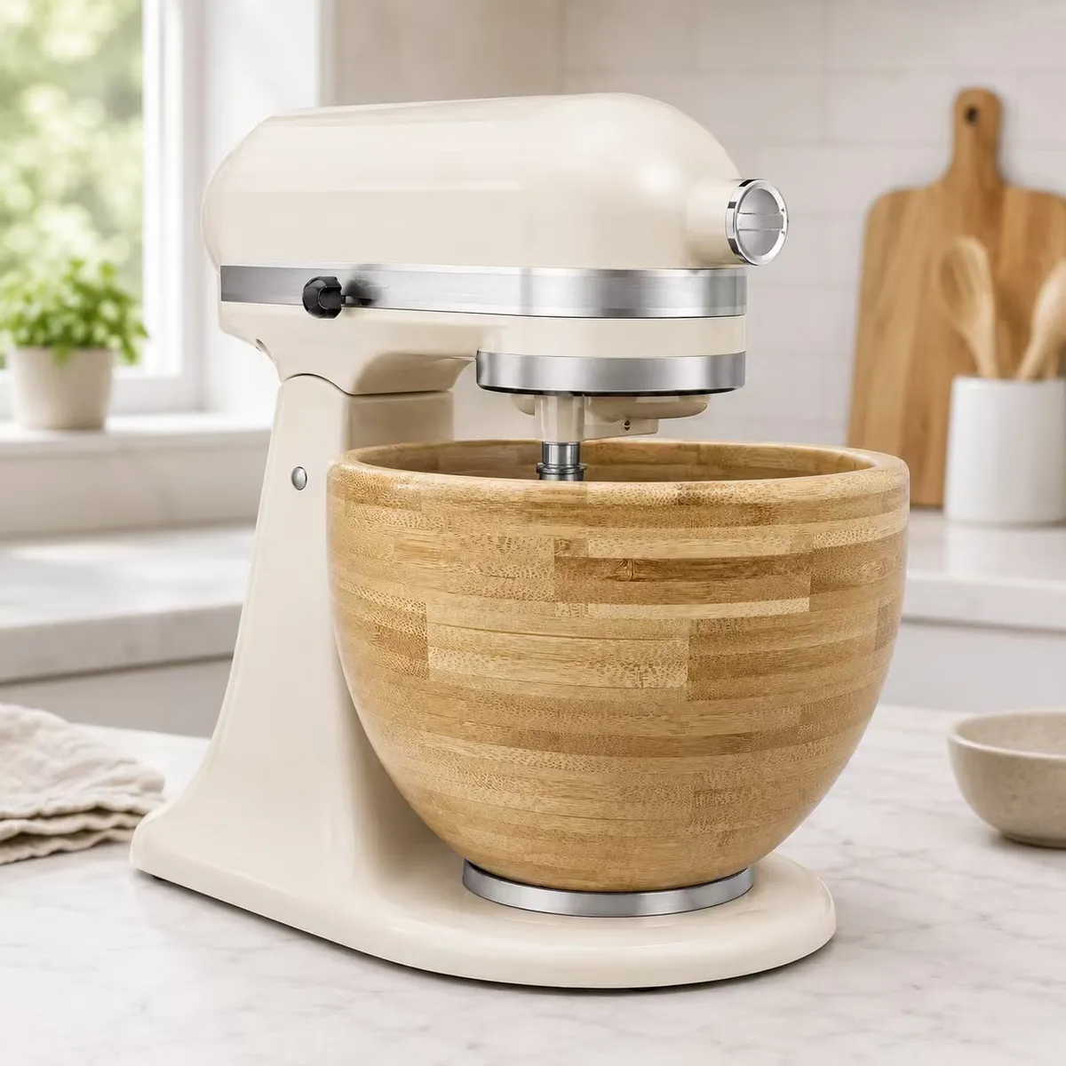 Wooden Salad Bowl 01