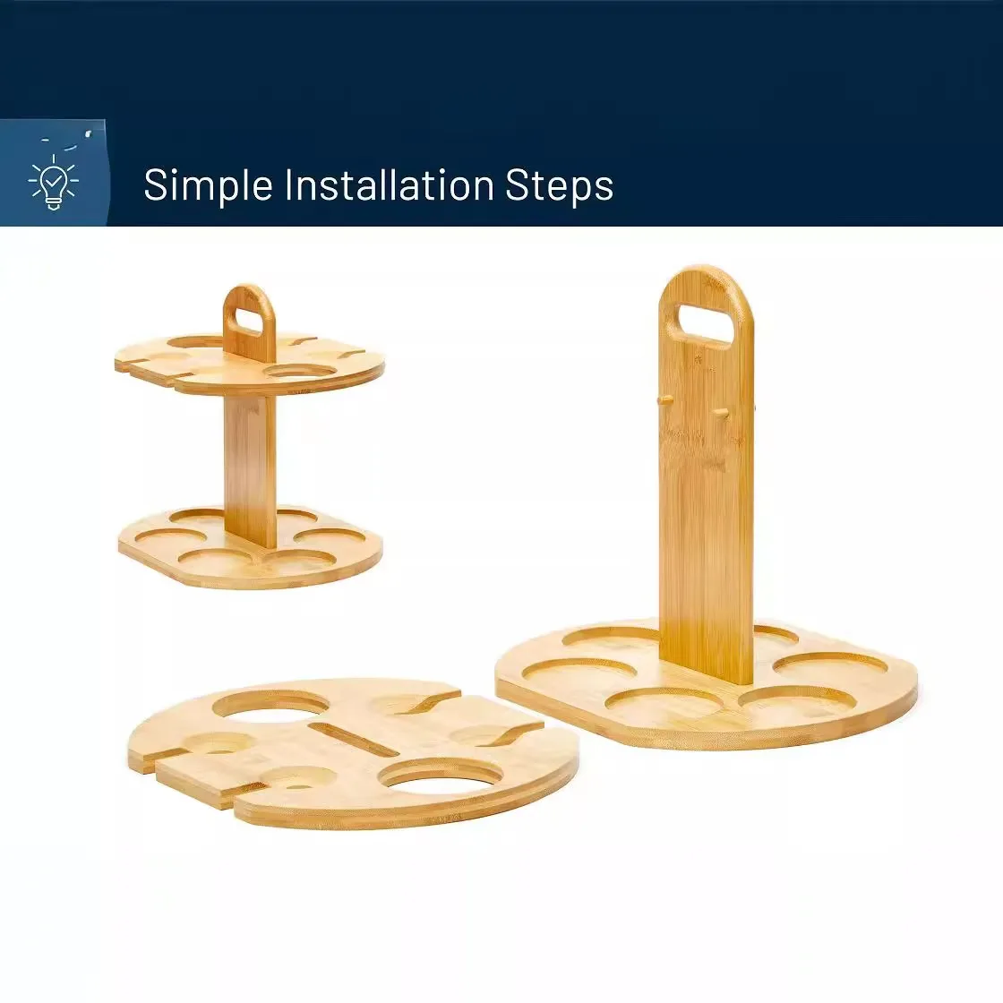 Wooden Tableware Rack 09