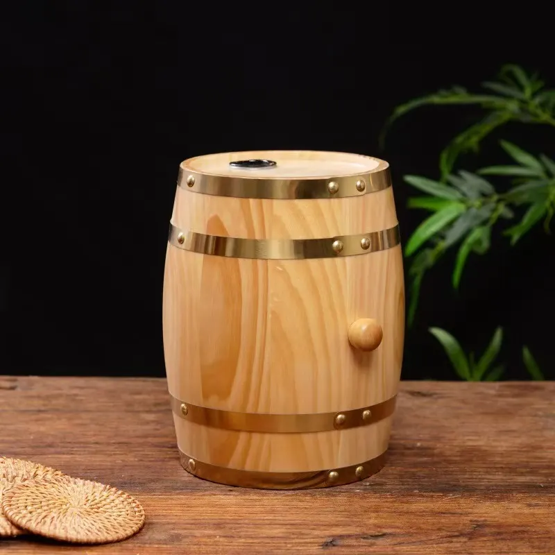 Wooden Wine Barrel 09